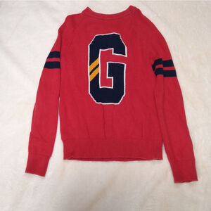 Gap Kids Boy's Sweater Size Medium Red/Navy Blue